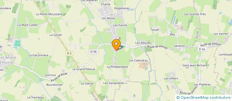 localisation de l'entreprise SAUNIER NEUF  BIZIAT