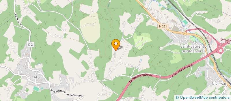 localisation de l'entreprise SAUNIER SERGE ET SEBASTIEN  BOULAZAC ISLE MANOIRE