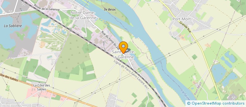 localisation de l'entreprise SAUNIER TERRASSEMENT  SAINT-PIERRE-LA-GARENNE