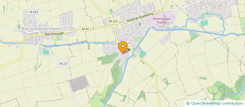 localisation de l'entreprise SAUNIMMO  ACHENHEIM