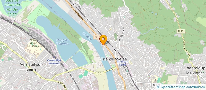 localisation de l'entreprise SAUPEGUI à TRIEL-SUR-SEINE