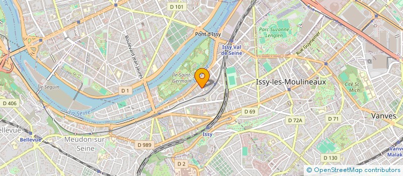 localisation de l'entreprise SAUR BUILDING WATER SOLUTIONS à ISSY-LES-MOULINEAUX