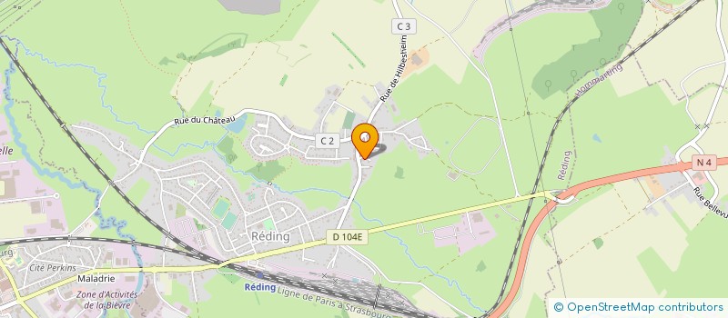 localisation de l'entreprise SAUREB  REDING