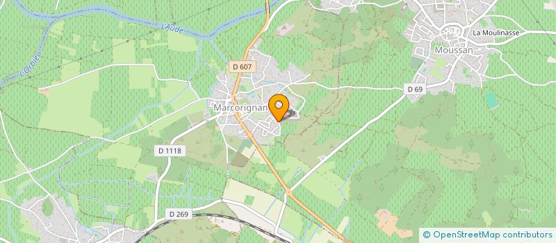 localisation de l'entreprise SAUREL CONFORT ENERGIE  MARCORIGNAN