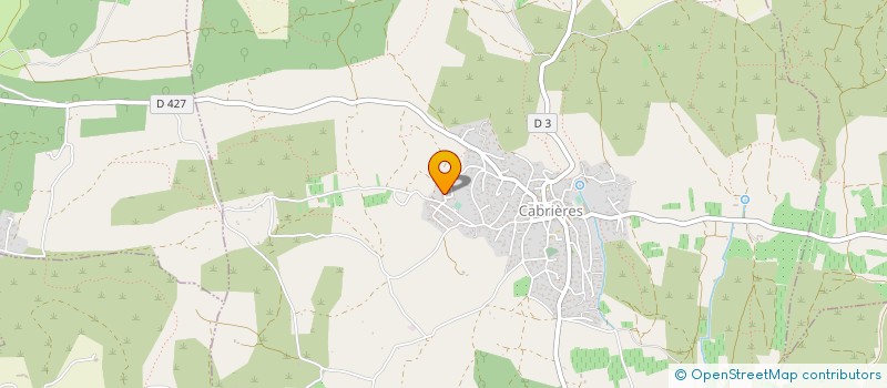 localisation de l'entreprise SAURET CLIMATISATION PLOMBERIE  CABRIERES