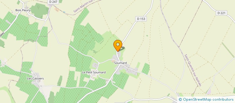 localisation de l'entreprise SAURET TP  SAINT-ANDELAIN