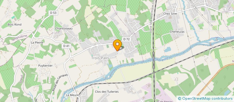 localisation de l'entreprise SAURIN à TROIS-PALIS