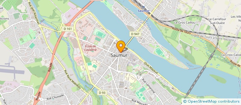 localisation de l'entreprise SAURU à SAUMUR