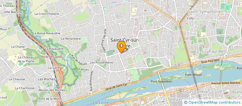 localisation de l'entreprise SAUSALITO  SAINT-CYR-SUR-LOIRE