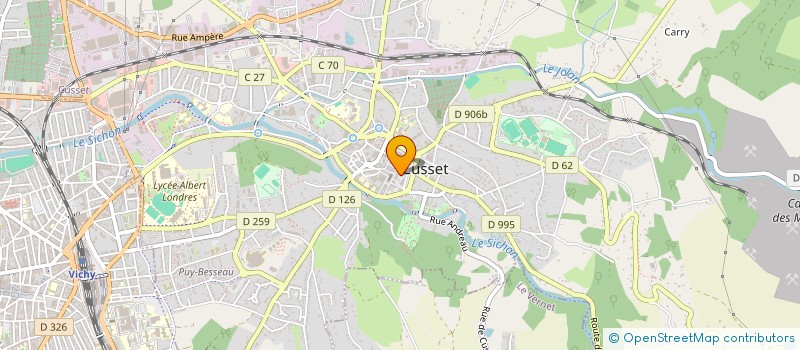 localisation de l'entreprise SAUSHEIM IMMOBILIERE à CUSSET