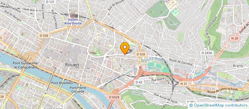 localisation de l'entreprise SAUSS-IMMO  ROUEN