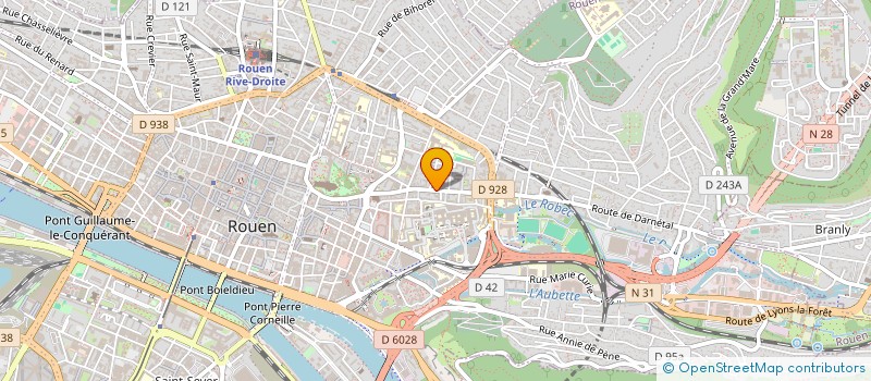 localisation de l'entreprise SAUSS-IMMO PRO à ROUEN