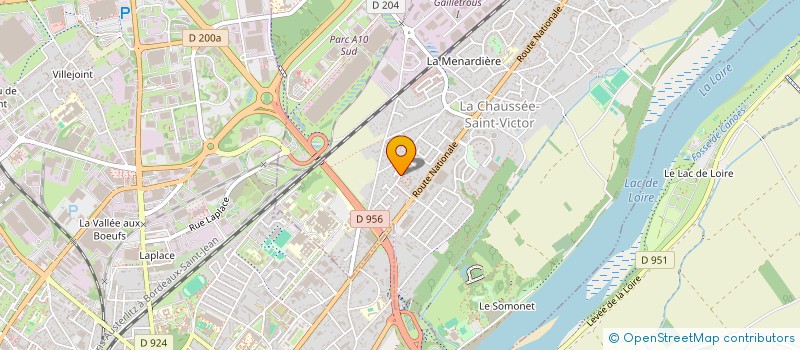 localisation de l'entreprise SAUSSET  LA CHAUSSEE-SAINT-VICTOR