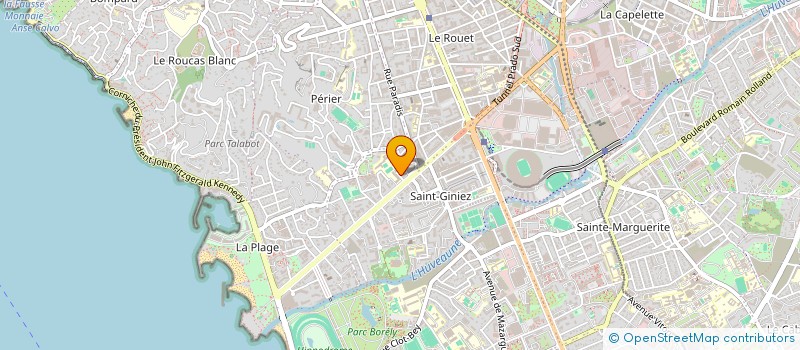 localisation de l'entreprise SAUSSET à MARSEILLE 8EME