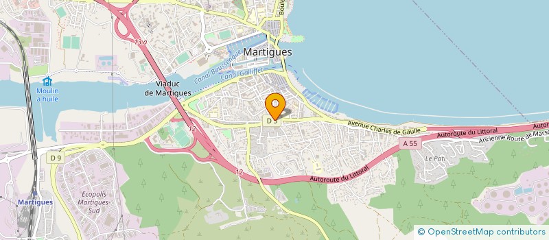 localisation de l'entreprise SAUSSET LES PINS CONSEIL à MARTIGUES