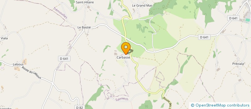 localisation de l'entreprise SAUSSOL ANDRE ET ALINE  TREMOUILLES