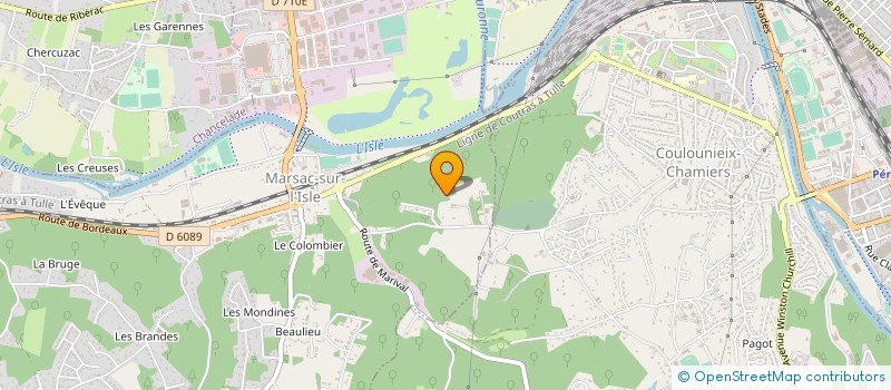 localisation de l'entreprise SAUT DU CHEVALIER  MARSAC-SUR-L'ISLE