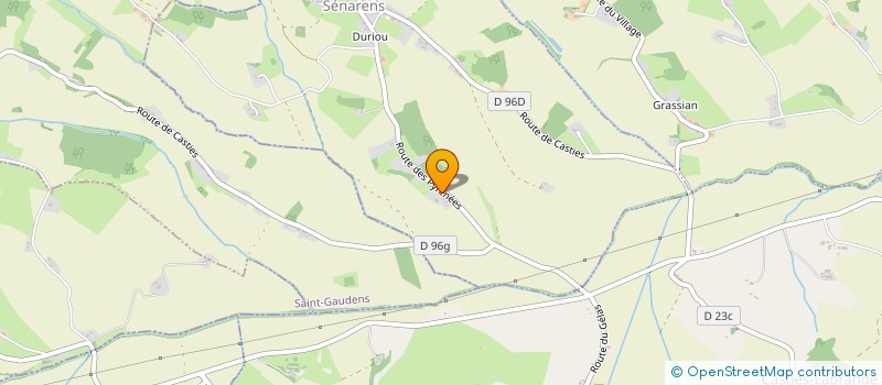 localisation de l'entreprise SAUT PRESTATIONS  SENARENS