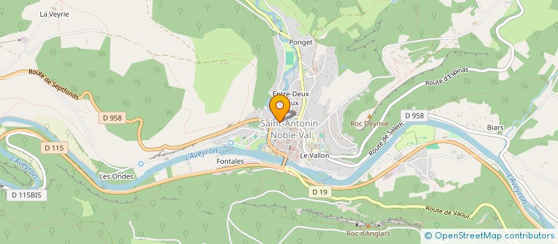 localisation de l'entreprise SAUTABOC  SAINT-ANTONIN-NOBLE-VAL