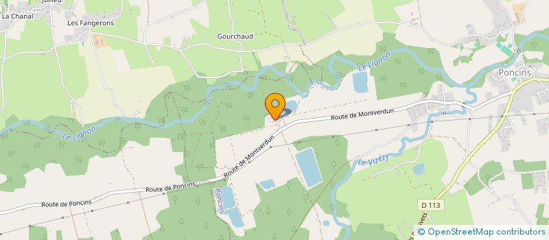 localisation de l'entreprise SAUTE RUISSEAU  PONCINS