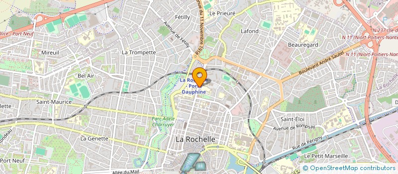 localisation de l'entreprise SAUTEJEAU FOREST  LA ROCHELLE