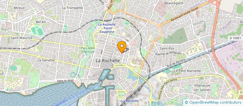 localisation de l'entreprise SAUTEL 75  LA ROCHELLE