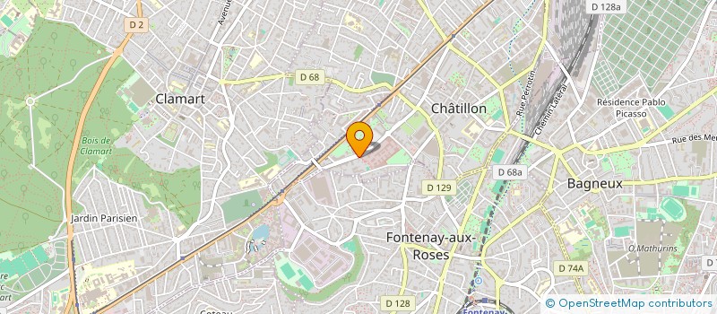 localisation de l'entreprise SAUTENAILLE  CHATILLON