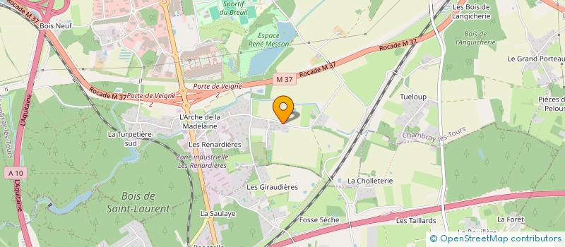 localisation de l'entreprise SAUTERR'IMMO  CHAMBRAY-LES-TOURS