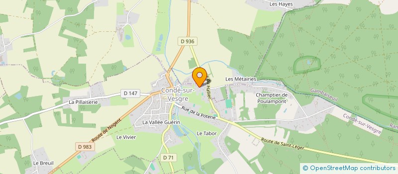 localisation de l'entreprise SAUTEUR INVEST  CONDE-SUR-VESGRE