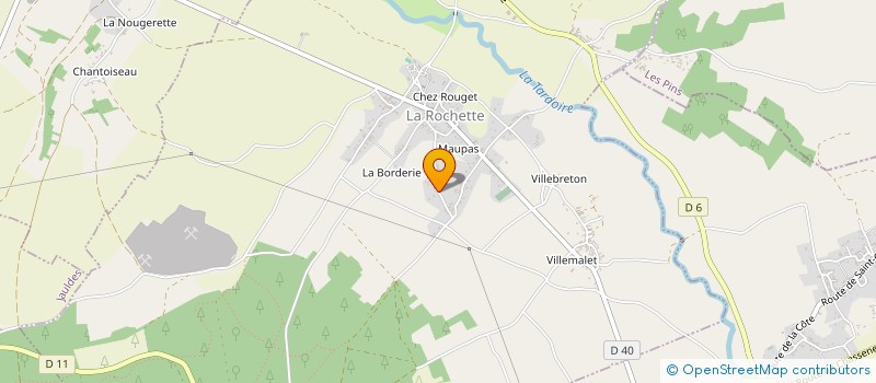 localisation de l'entreprise SAUTEUSE DEMALNOEL à LA ROCHETTE