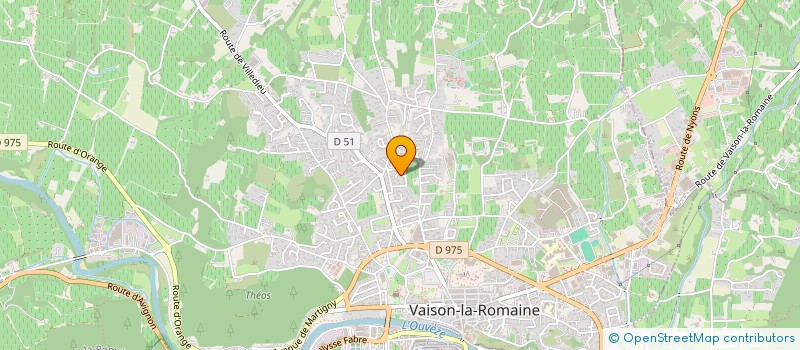 localisation de l'entreprise SAUTHIER  VAISON-LA-ROMAINE