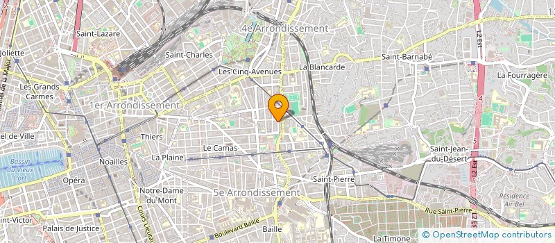 localisation de l'entreprise SAUTHIER JULES SERRURIER METALLIER à MARSEILLE