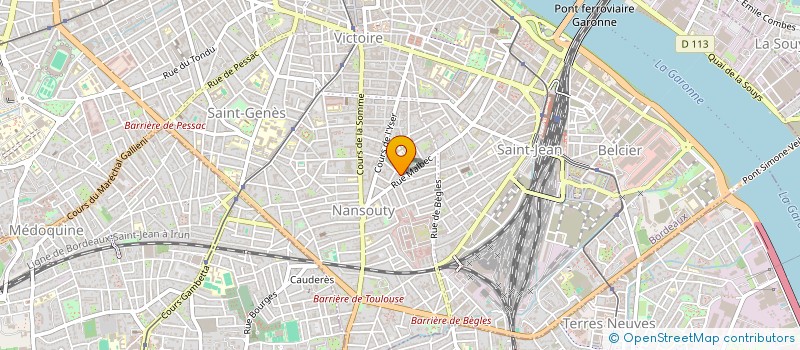 localisation de l'entreprise SAUTOUR à BORDEAUX