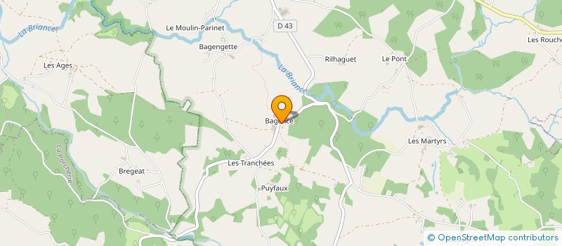 localisation de l'entreprise SAUTOUR ENERGIE SOLAIRE à LA CROISILLE-SUR-BRIANCE