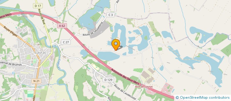 localisation de l'entreprise SAUTRANS  LAYRAC