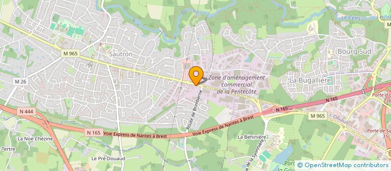 localisation de l'entreprise SAUTRON AUTOMOBILES à SAUTRON