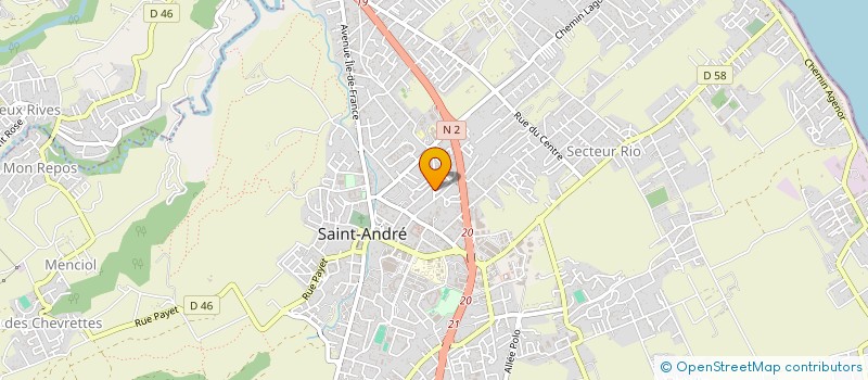 localisation de l'entreprise SAUTRON DEVELOPPEMENT  SAINT-ANDRE