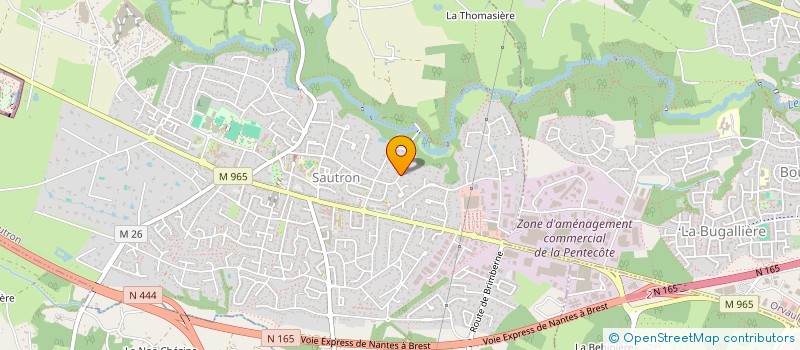 localisation de l'entreprise SAUTRON ENERGIES CITOYENNES à SAUTRON