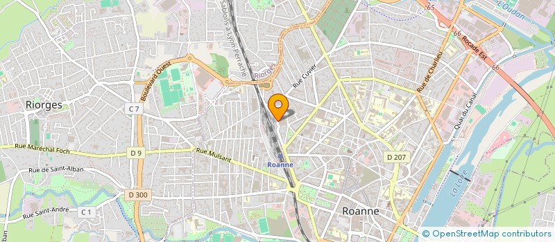 localisation de l'entreprise SAUV'ELEC à ROANNE