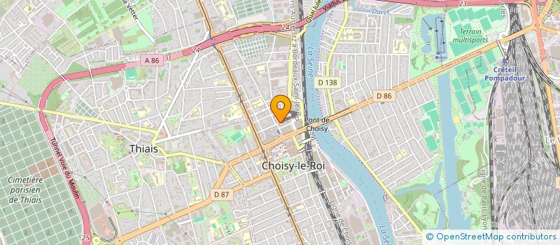 localisation de l'entreprise SAUV'POINTS PERMIS à CHOISY-LE-ROI