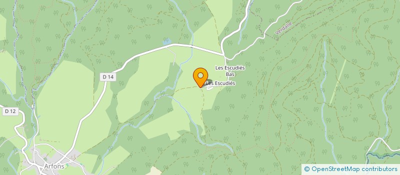 localisation de l'entreprise SAUVAC  ARFONS