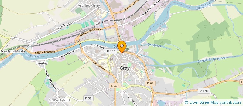 localisation de l'entreprise SAUVAG'IN à GRAY