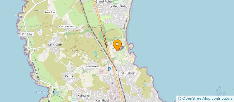 localisation de l'entreprise SAUVAGE  QUIBERON