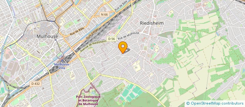 localisation de l'entreprise SAUVAGE  RIEDISHEIM