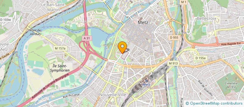 localisation de l'entreprise SAUVAGE  METZ