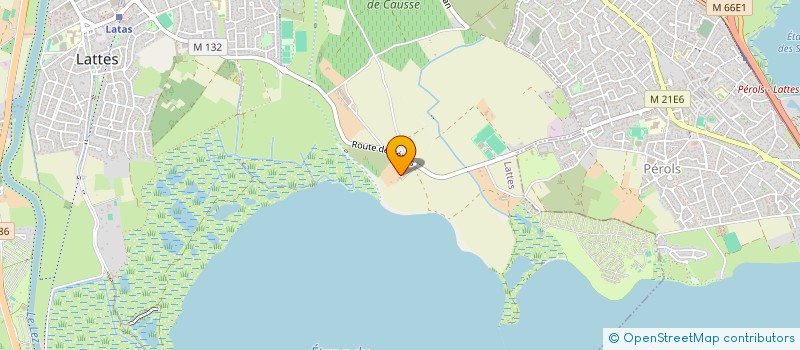 localisation de l'entreprise SAUVAGE  LATTES