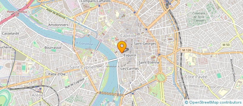 localisation de l'entreprise SAUVAGE COIFFURE  TOULOUSE