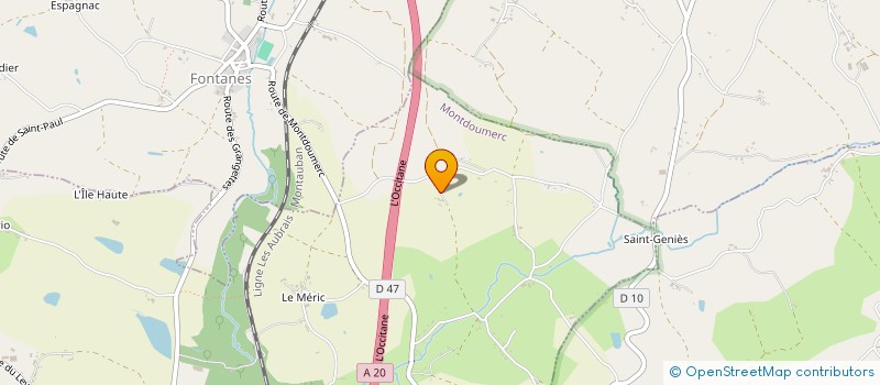 localisation de l'entreprise SAUVAGE DANY  MONTDOUMERC