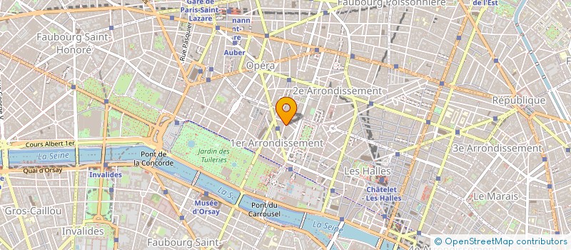 localisation de l'entreprise SAUVAGE ET ASSOCIES à PARIS