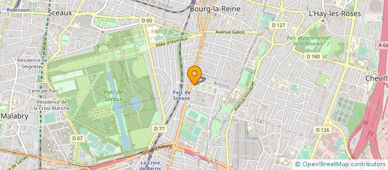 localisation de l'entreprise SAUVAGE MOULHERAT ELECTRICITE à ANTONY